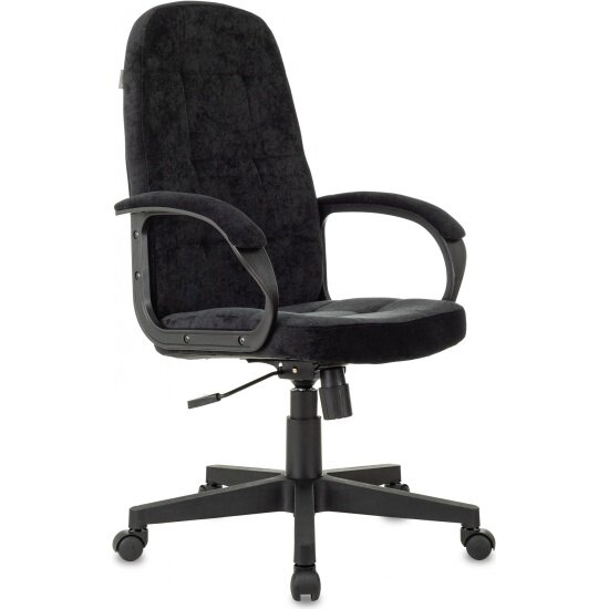 Кресло руководителя Бюрократ CH 002 Fabric черный Light-20 крестов. пластик