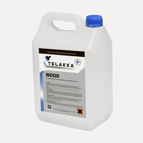 Изображение товара Пропитка для дерева от влаги и гниения, гидрофобизатор для дерева TELAKKA GIDROFOB WOOD 10л