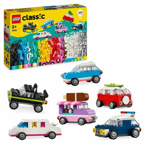 Конструктор LEGO Classic Создавай автомобили 11036-L конструктор lego classic 10403 веселый мир