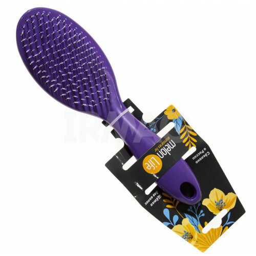Melon Professional Щетка массажная непродувная фиолетовая