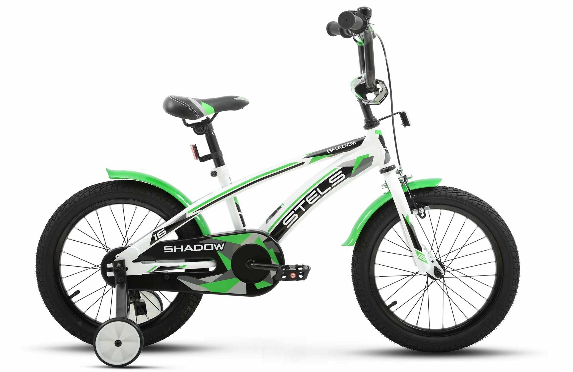Детский велосипед Shadow VC 16" Z010 9.5" Белый/Зеленый