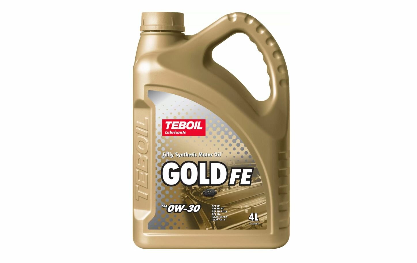 фото TEBOIL 3468078 Масло TEBOIL 0W30 Gold FE API SP 4л син 3472659