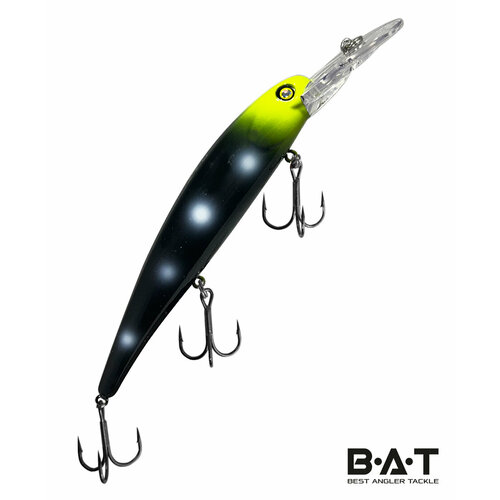 Троллинговый воблер BAT Hachiro (V) 120 mm; 19 g; 3.5-4 m/Bandit Walley/ для ловли судака и щуки