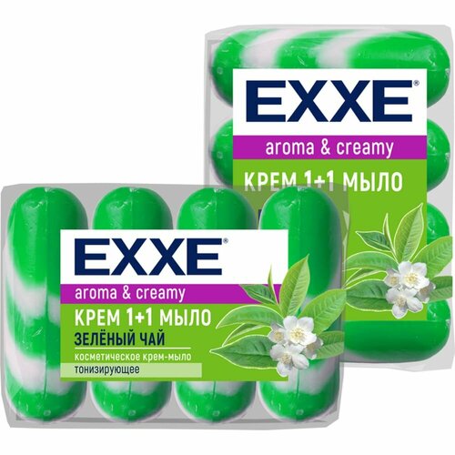 Крем-мыло EXXE 226765 exxe крем мыло 1 1 зелёный чай зеленый чай 4 уп 4 шт 90 г