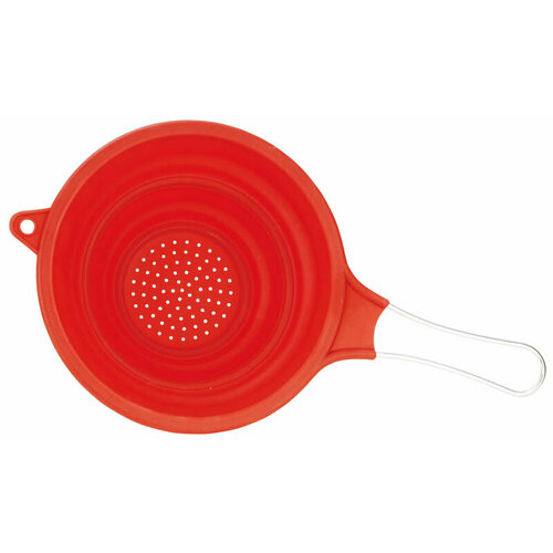 Складной дуршлаг из силикона 46 х26 см красный 540₽