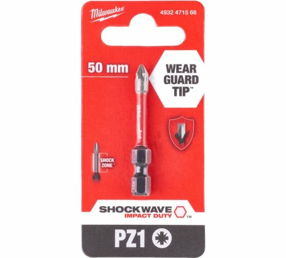 Насадка SHOCKWAVE (50 мм; PZ1) Milwaukee 4932471566