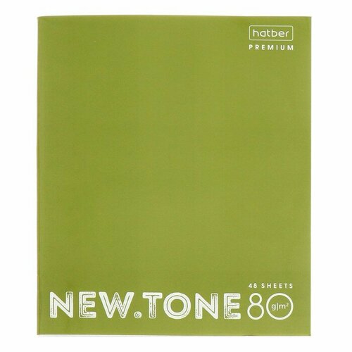 Тетрадь 48л кл NEWtone PASTEL Олива, обл мел карт, гл лам, бл 80 г/м2 записная книжка а5 100л кл my music обл 7бц гл лам блок 60г м2 9873800