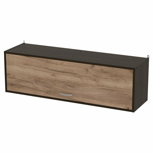 Навесная полка Меб-фф Навесная полка ПП-56ДВ-56 цвет ВенгеДуб Крафт 1203337 см 7369₽