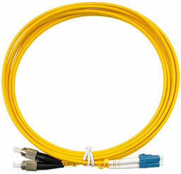Патч-корд оптический (optic patch cord) FC/UPC-LC/UPC SM 9/125мкм одномодовый (duplex) 2 метра