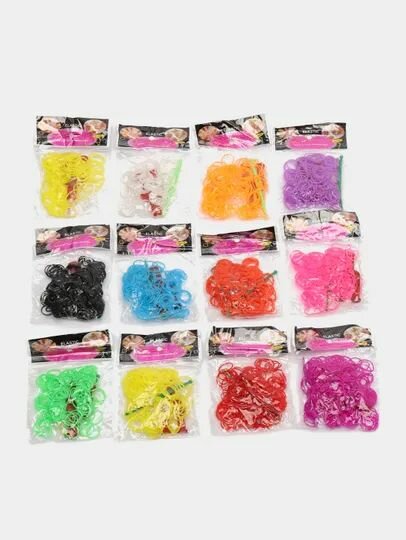 Набор резинок для плетения 10 цветов 2600 штук