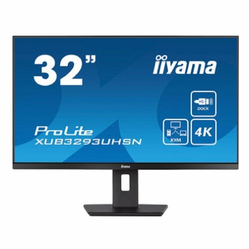 Iiyama Монитор LCD IIYAMA 315 XUB3293UHSN-B5 IPS 3840x2160 60Hz 4ms 350cd HDMI DisplayPort USB MM HAS 5334000₽