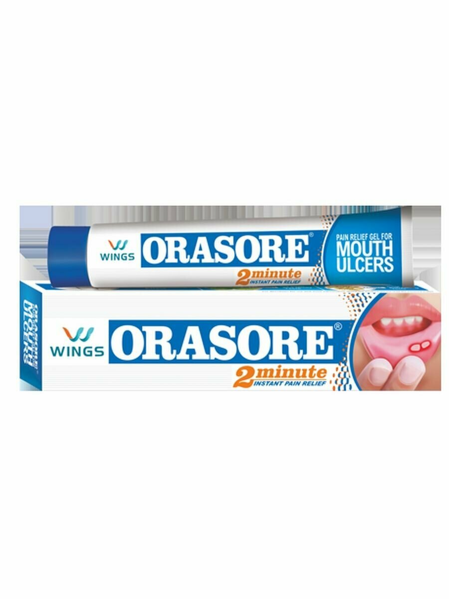 Гель Орасор от язв и стоматита (Orasore Mouth Gel), 12 г