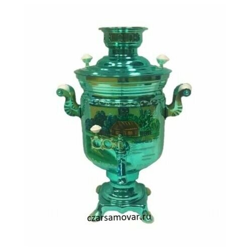 Самовар электрический 3 литра с художественной росписью 