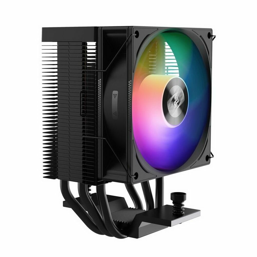 Кулер PCCooler S115X/1200/1700/AM4/AM5 (90mm Fan, 650-2200rpm, 39.6CFM, 28.3dBA, 4-pin PWM) - фото №3