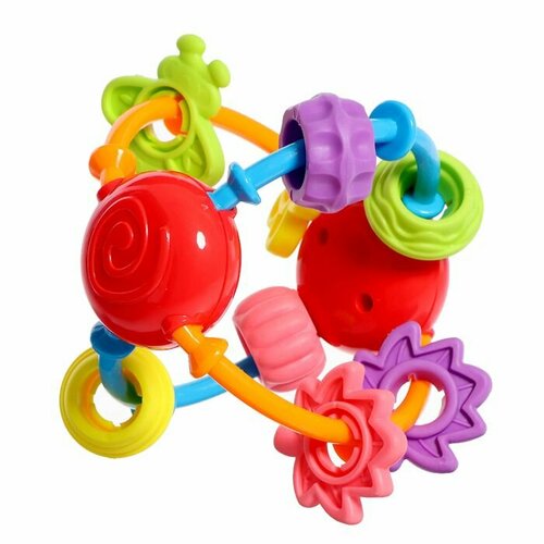 Погремушка детская с прорезывателем для зубов цвет 707₽