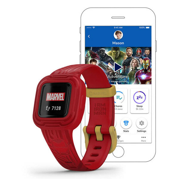 Фитнес-браслет Garmin Vivofit Jr. 3 Marvel Iron Man (010-02441-11)