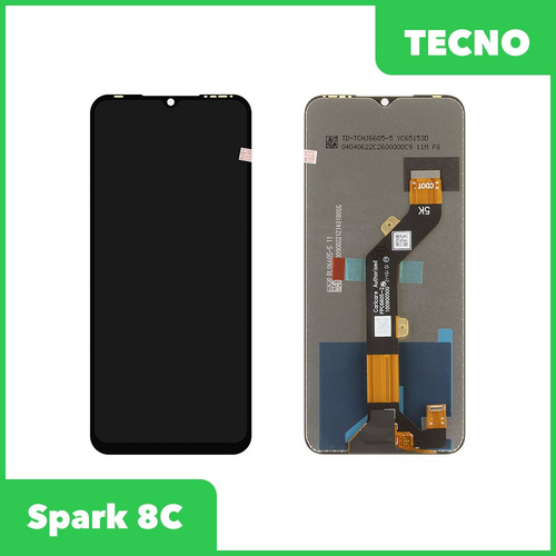 Дисплей для Tecno Spark 8C с тачскрином, 100% оригинал дисплей для tecno spark 8c kg5k kg5j экран тачскрин модуль в сборе