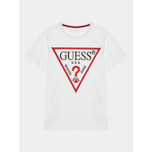 Футболка GUESS, размер 12Y [METY], белый