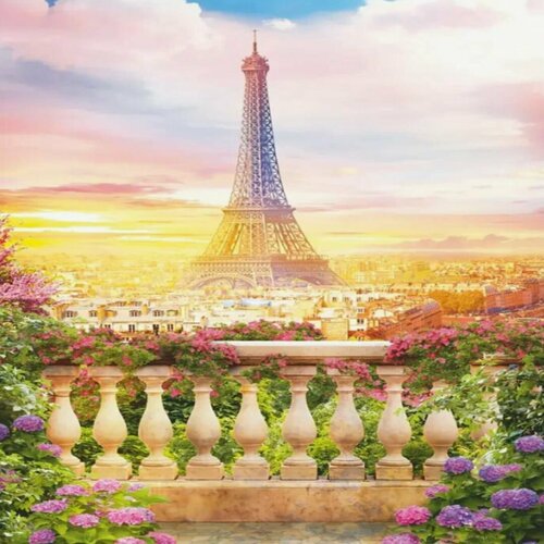 Фотообои Лето в Париже 140х200см фотообои лето в париже бумажные 140x200 см