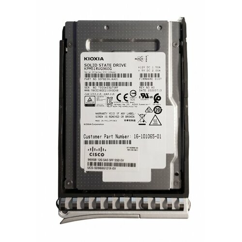 Жесткий Диск Cisco SDFBE06JAA01 960Gb SAS 25 SSD 165245₽