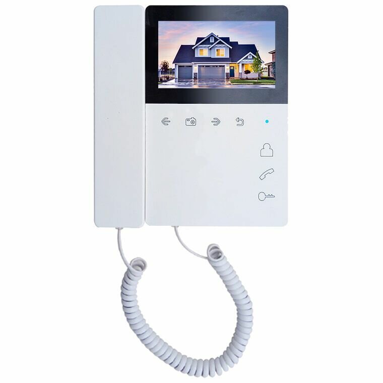 Tantos Elly-S с трубкой видеодомофон с записью на microSD карту