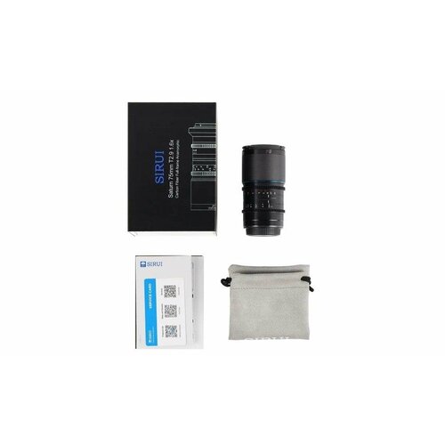 Объектив Sirui Saturn 75mm T29 16x FF Anamorphic E-mount Blue Flare 13999000₽