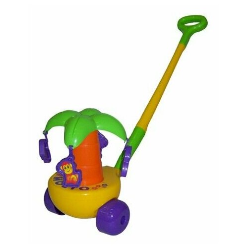 каталка игрушка molto пальма 7918 разноцветный Каталка с ручкой Пальма