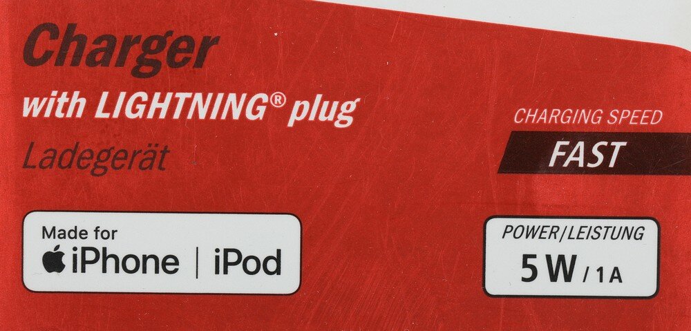 Сетевое зарядное устройство HAMA H-183267, 8-pin Lightning (Apple), 1A, черный - фото №5