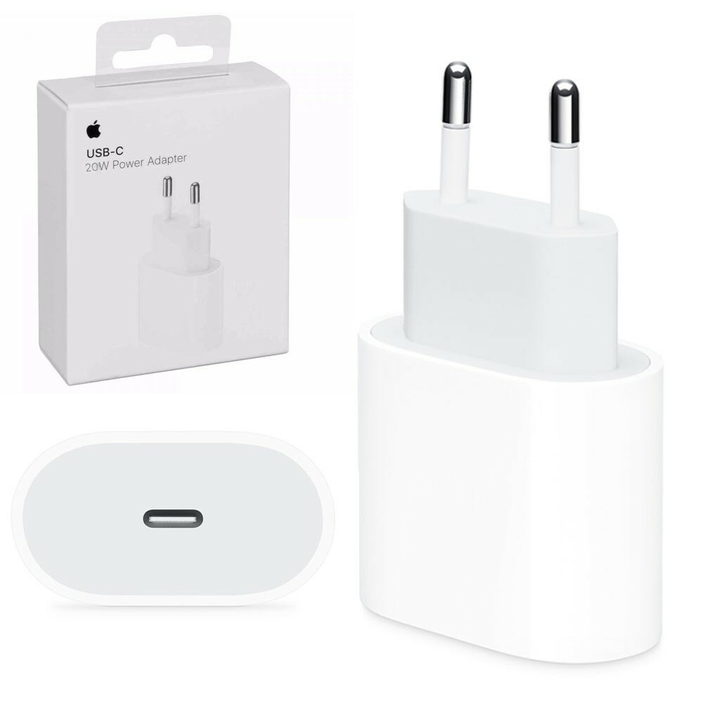 Сетевое зарядное устройство Apple для iPhone, iPad, MacBook, 20W USB-C Power Adapter 100% оригинал