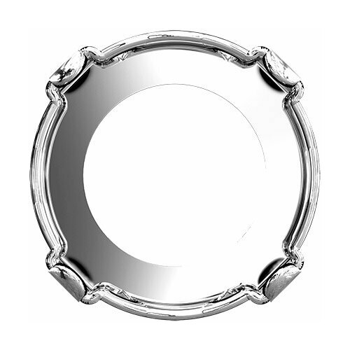 1122/S silver 18 мм металл Оправа для страз под серебро (3PH2OH) оправа для риволи swarovski 1122 с цапами и отверстиями для пришивания подходит для риволи диаметром 14 мм материал латунь с посеребрением 4 шт