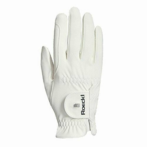 Перчатки для верховой езды Roeckl Grip Durable белые 10 6500₽
