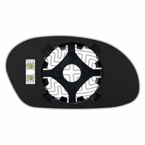 Зеркальный элемент левый FORD Taurus IV (00-06) сфера нейтральный с обогревом