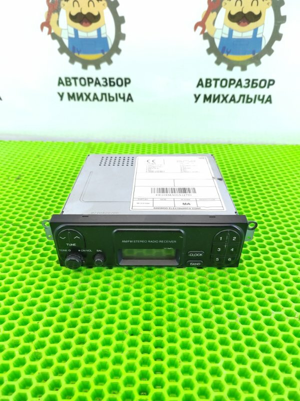 Б/У Штатная Магнитола (Шгу) Daewoo Matiz 2000-2015 M100 F8cv Рабочая, Штатная Только С Радио DAEWOO арт. 96315534