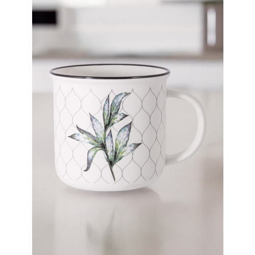 Кружки для чая 2 шт Home & Style Олива, фарфоровые, 400 мл