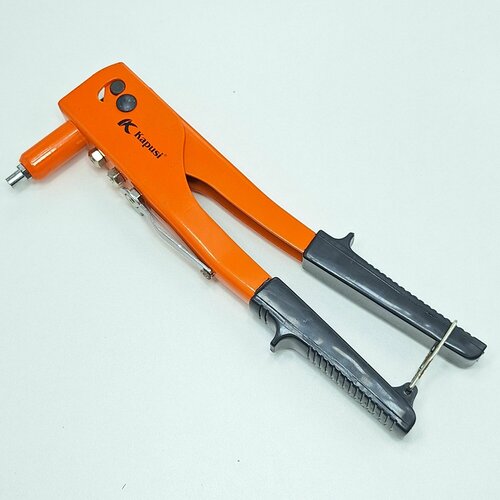 Заклепочник ручной механический Kapusi K-6264, диаметр заклепок 2,4/3,2/4,0/4,8 мм.