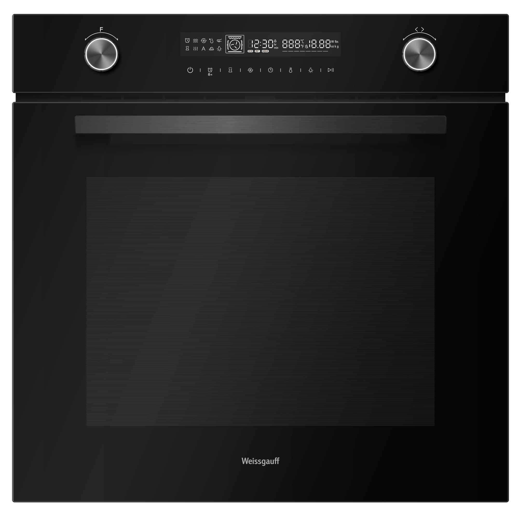 фото Духовой шкаф Weissgauff EOM 741 PDB Black Edition