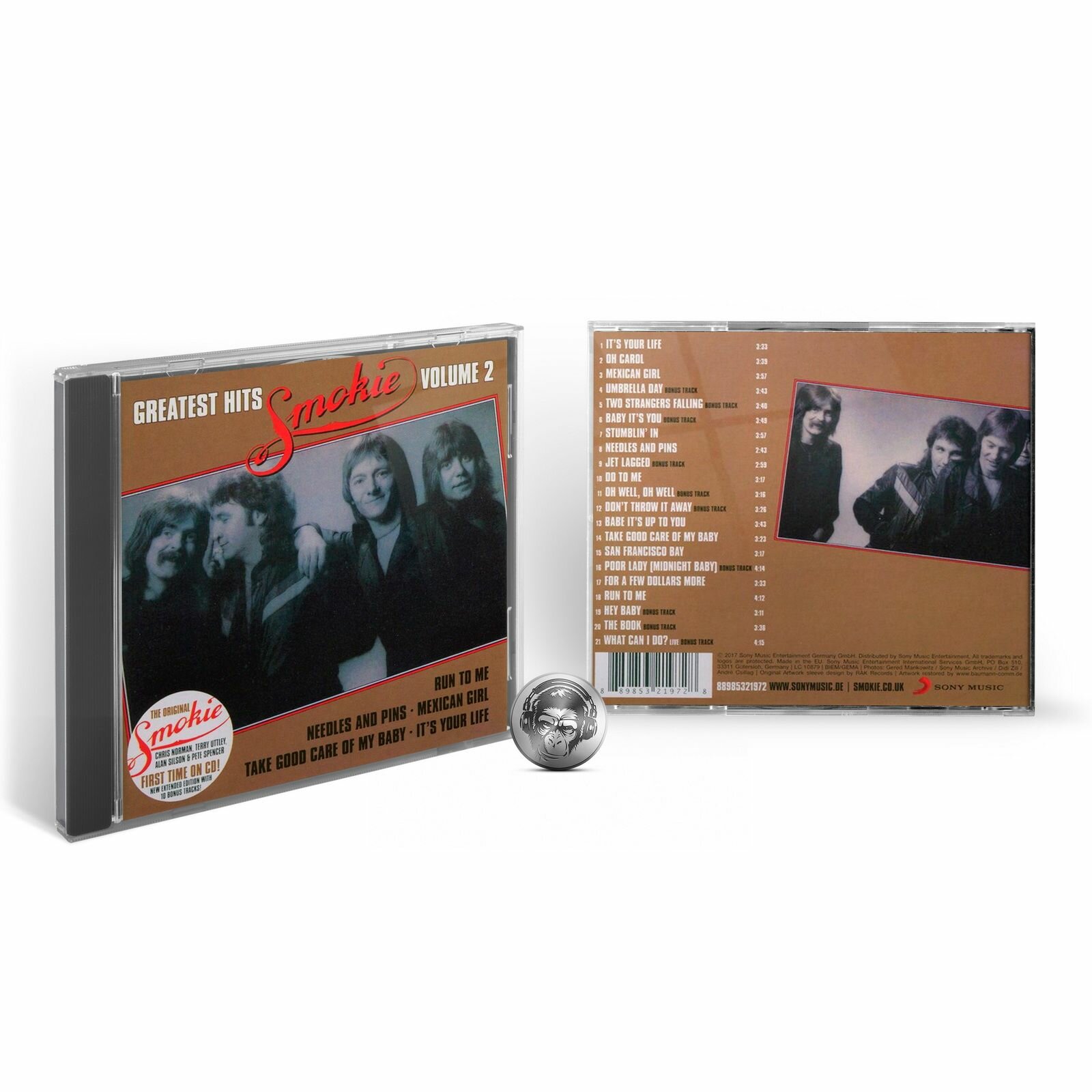 Smokie - Greatest Hits Vol.2 (1CD) 2017 Sony, Jewel Аудио диск