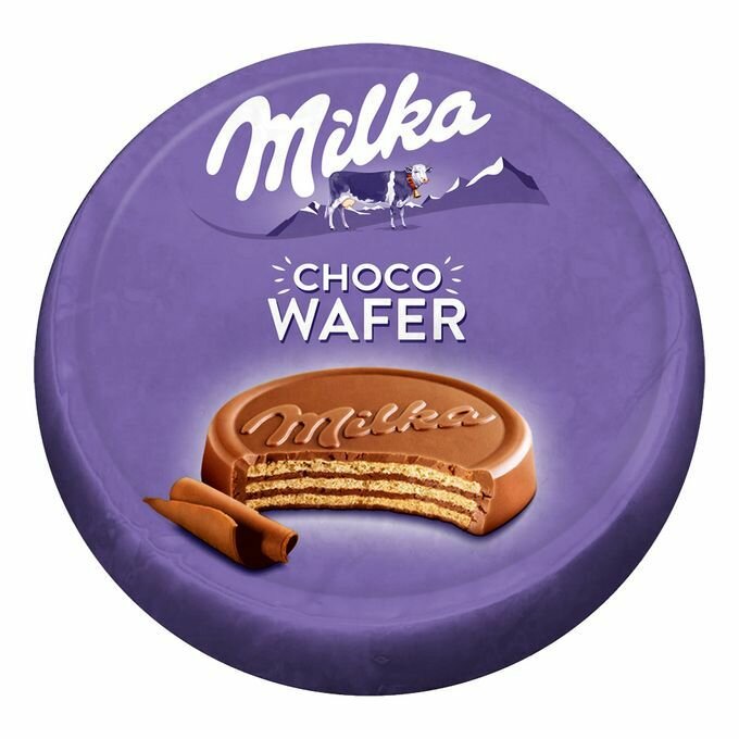 Вафля в шоколаде Милка Вафер 30 г*10 шт/ Milka Choco Wafer Cookies 30 g * 10