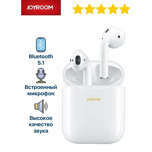 Беспроводные наушники Joyroom JR-T03S беспроводные наушники joyroom jr t13 белый