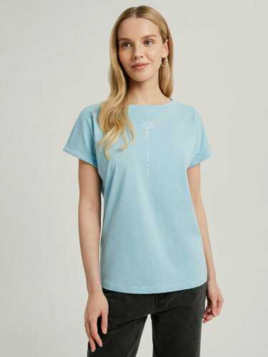 Изображение товара Футболка с коротким рукавом из хлопка