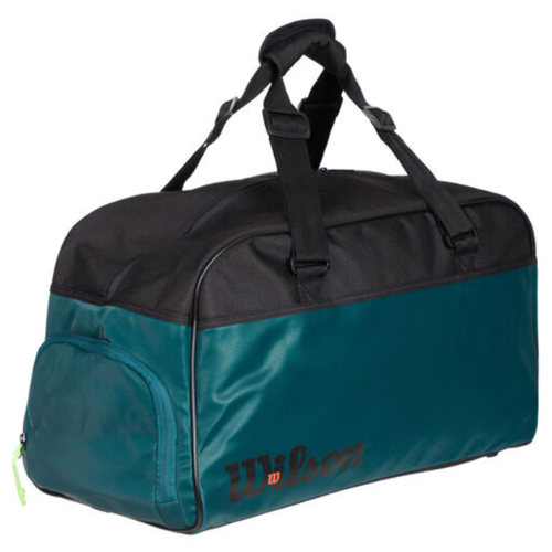 фото Сумка спортивная wilson super tour small duffle blade v9, 28х26х48 см, черный, зеленый