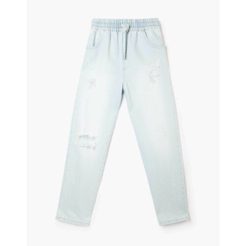 Джинсы Gloria Jeans, размер 8-10л/134-140, голубой джинсы gloria jeans размер 8 10л 134 140 белый