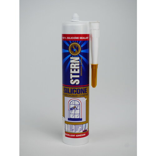 STERN Силиконовый герметик 280 мл универсальный, алюминиевый
