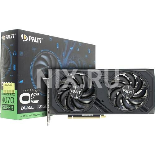 Видеокарта Palit Dual RTX 4070 SUPER Dual OC