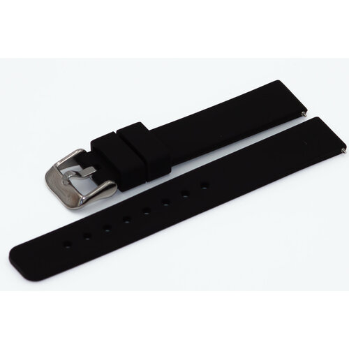 Ремешок Кукушка, фактура матовая, размер 16, черный