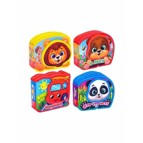 Набор мягких книжек EVA Играем с малышом 4 шт 1270₽