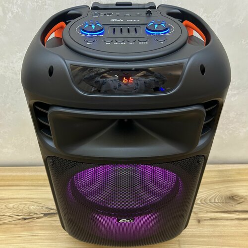 Портативная колонка Bluetooth ZQS15113 с караоке и микрофонами мультимедийная LED подсветка USB Micro TF card TYPE-C FM-радио 1360000₽