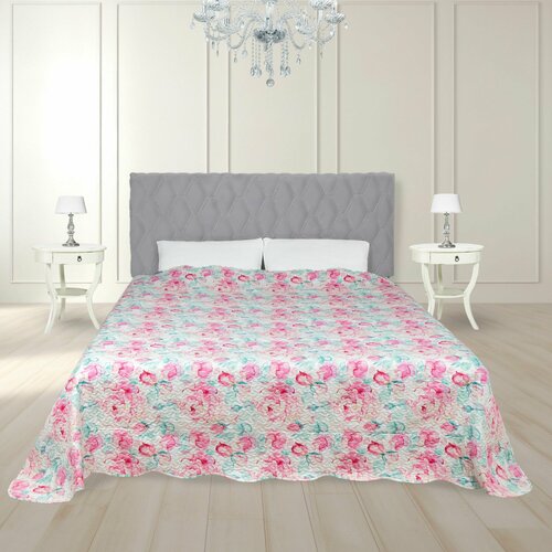 Одеяло - покрывало на кровать 210х255 см стеганное 1,5-спальное, SERVALLI