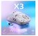 Беспроводная игровая мышь Attack Shark X3, Bluetooth + 2.4Ghz USB...