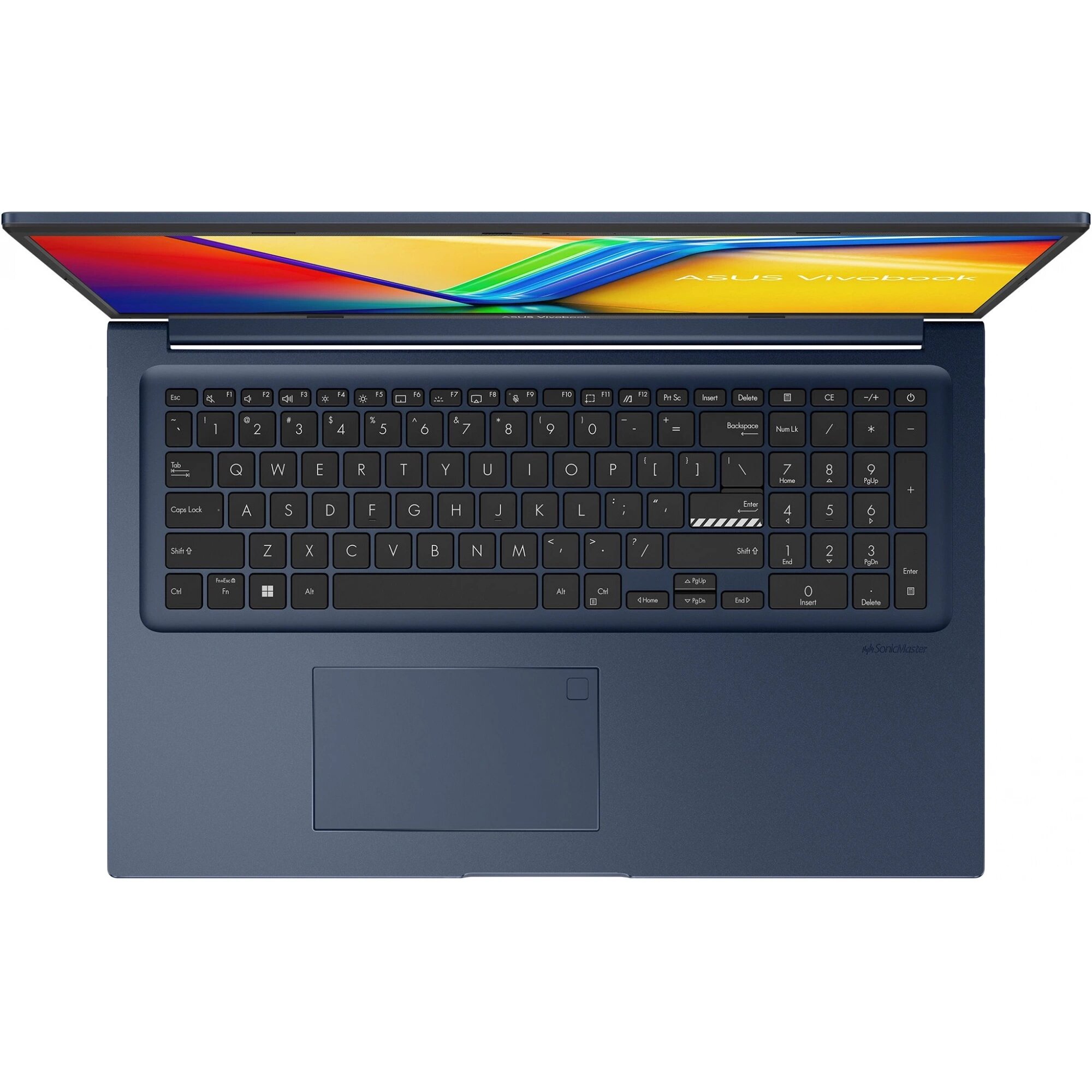 Ноутбук Asus VivoBook X1704ZA-AU341, 17.3", IPS, Intel Pentium Gold 8505, DDR4 8ГБ, SSD 512ГБ, Intel UHD Graphics, синий (90nb10f2-m00dd0)